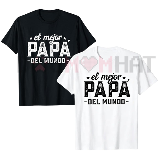 Men's "Best Dad in the World" Spanish Heritage T-Shirt