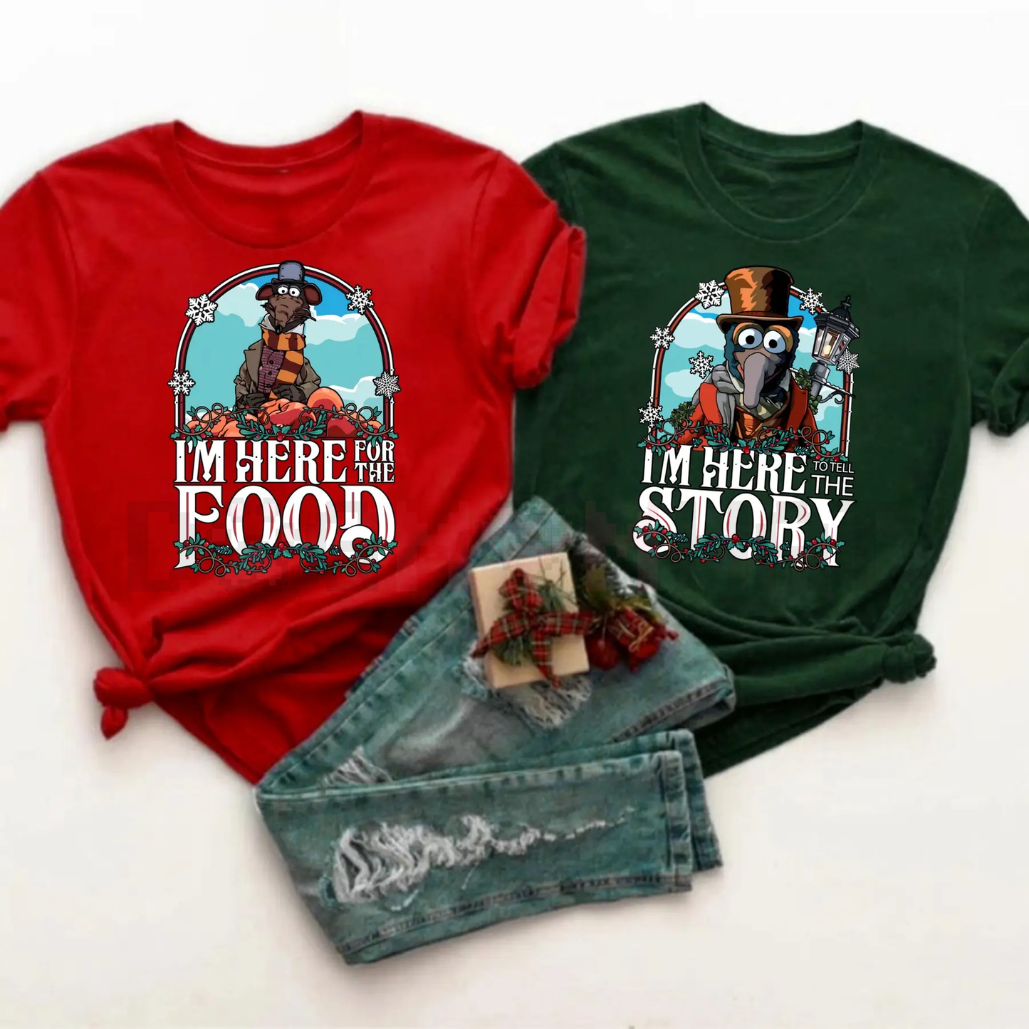 Muppet Christmas Carol Couple Shirt – Rizzo And Gonzo Shirt, Muppet Matching Tee Shirt