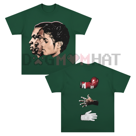 TYSON & JORDAN & JACKSON Graphic Tee – Vintage Big Face Celebrity Tee, Unisex Cotton Sport Top