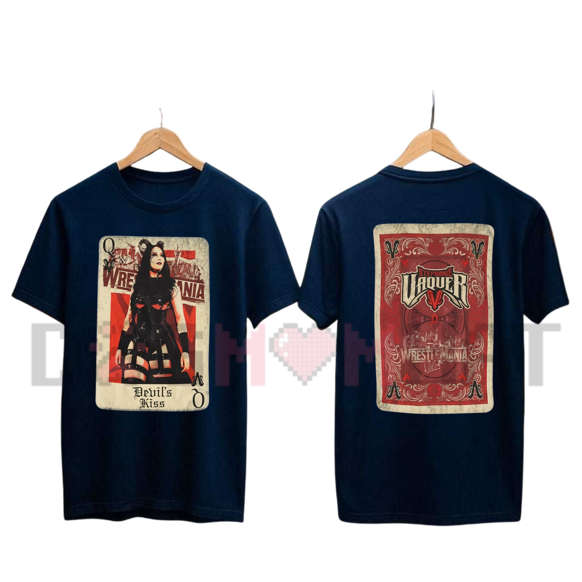 Stephanie Vaquer WrestleMania Match Card Retro Graphic T-Shirt