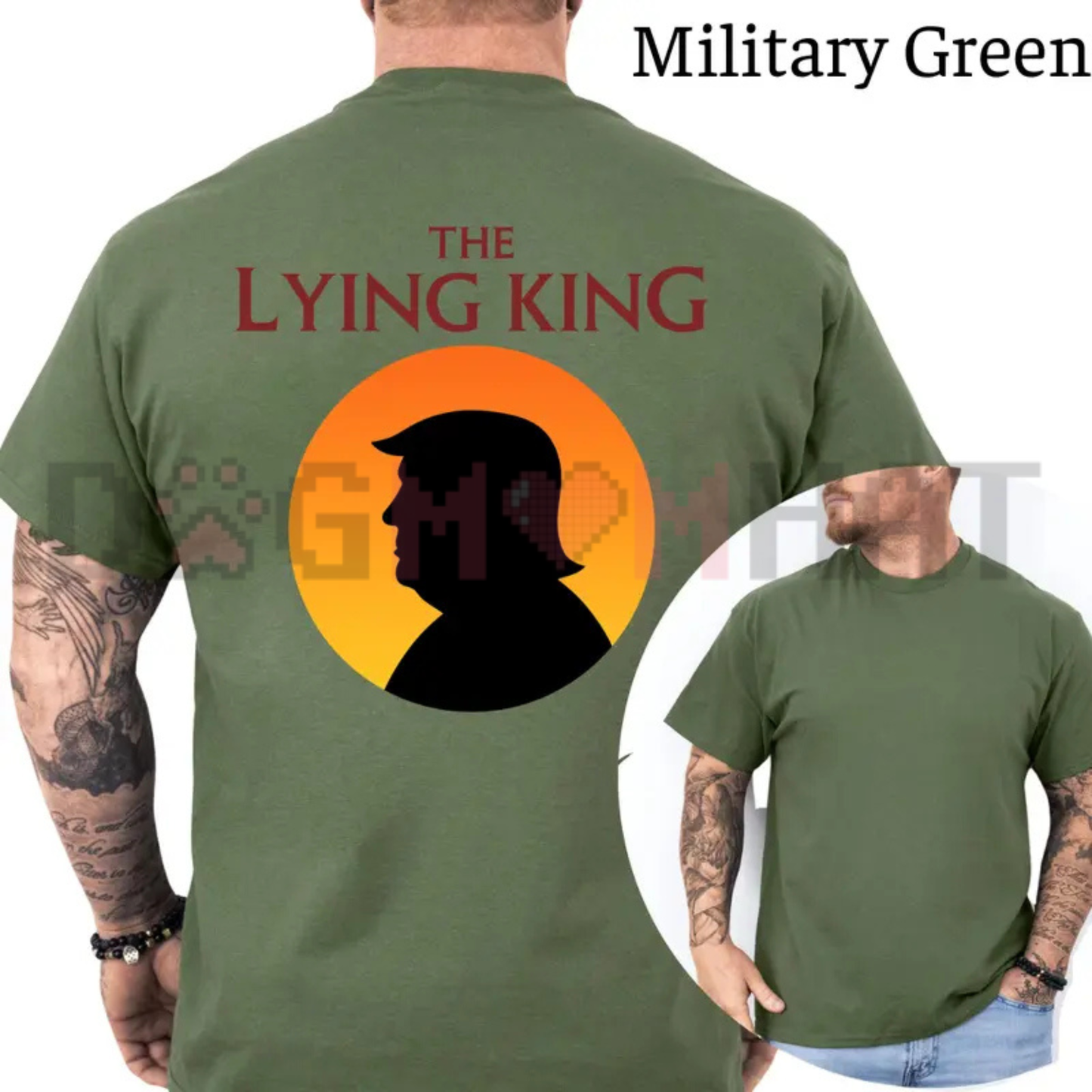 Savannah Parody Humor Graphic Tee - The Lying King Sarcastic Pure Cotton Unisex T-Shirt