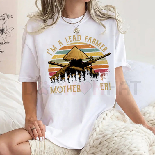 "I'm A Lead Farmer" Vintage Shirt – Iconic Army Movie Shirt, Comedy Movie Tee, Classic Meme Shirt