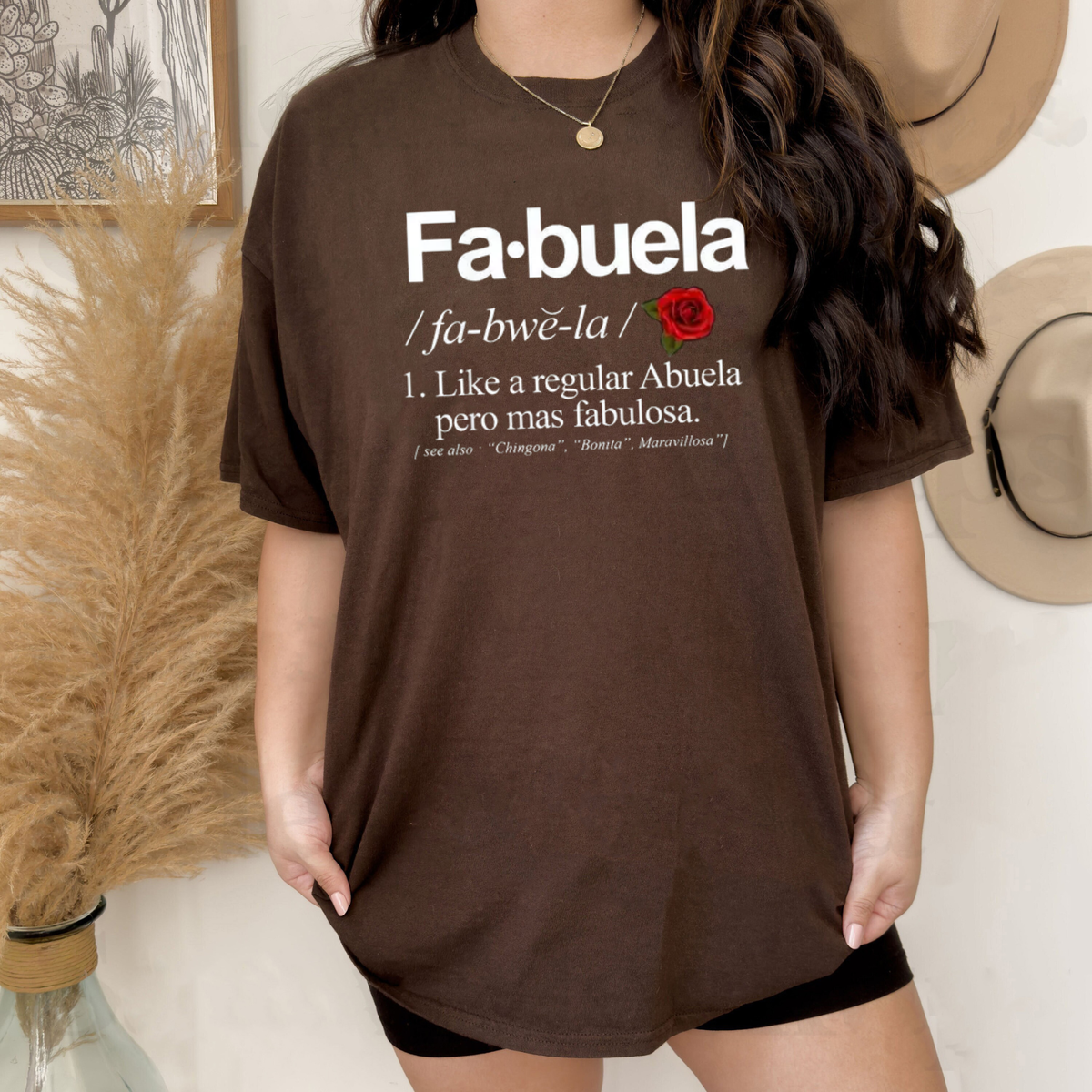 Fabuela Definition Funny Graphic T-Shirt