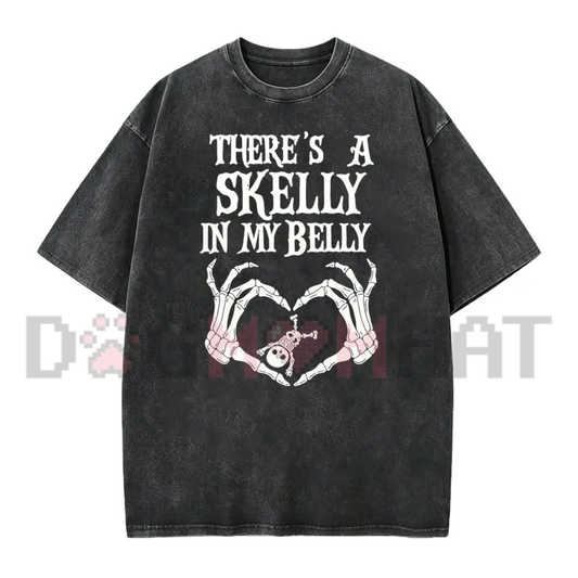 "Spooky Mama" Halloween Baby Announcement Graphic T-Shirt