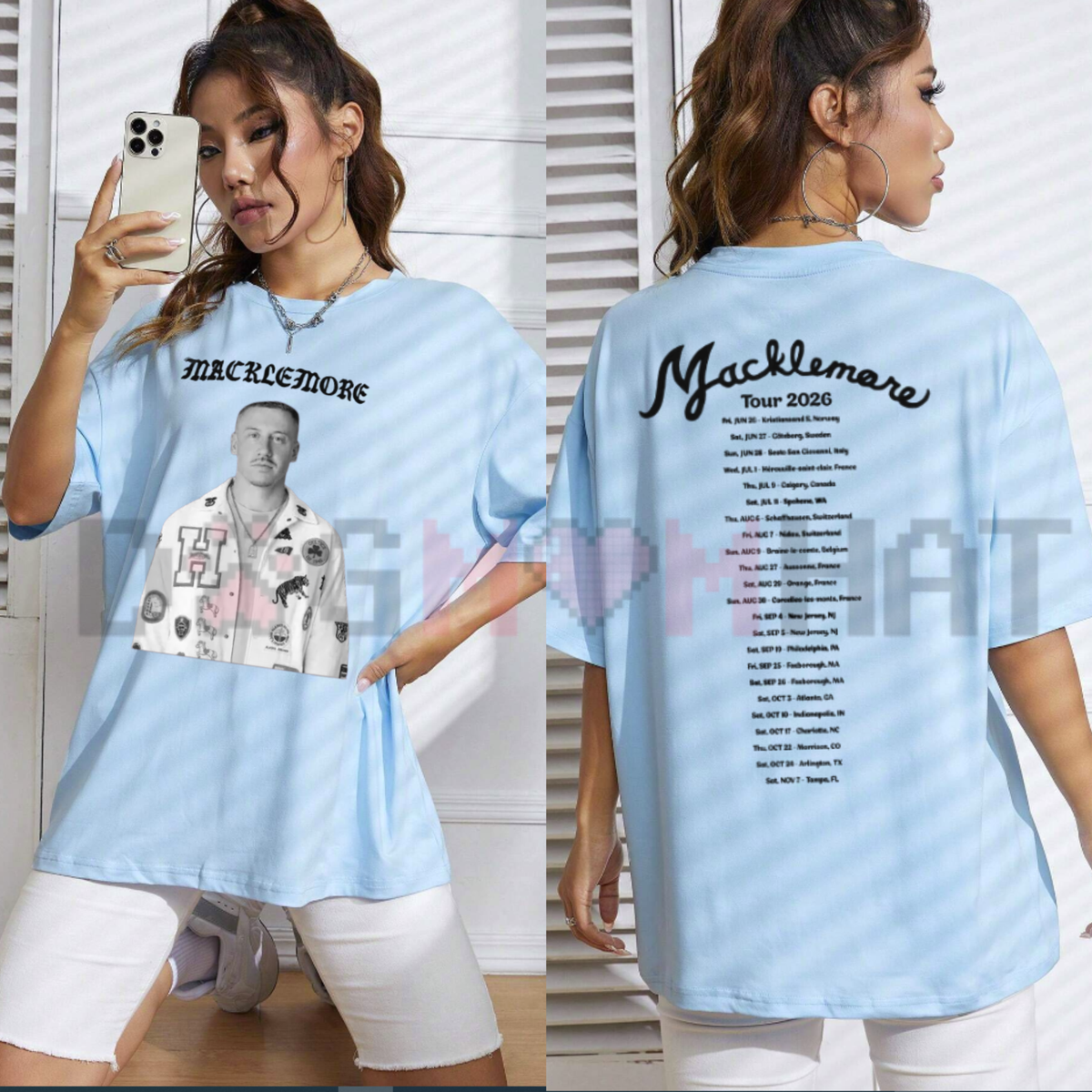Macklemore World Tour 2026 T-Shirt – Rap Hip-Hop Concert Tour Unisex Tee