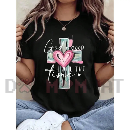 God Is Good Graphic Christian T-Shirt – Breathable Faith-Based Streetwear Top