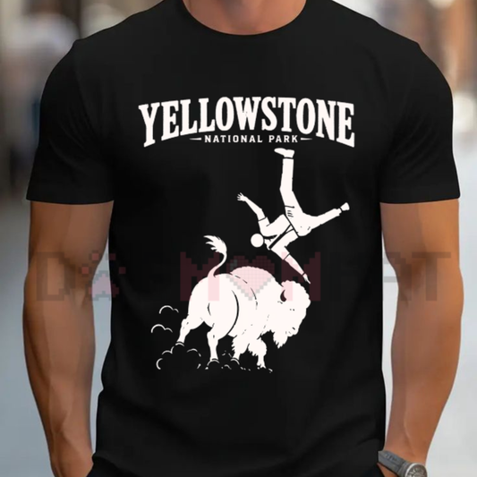 Yellowstone Don't Pet The Fluffy Cow T-Shirt - Funny Bison Meme Tee
