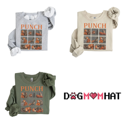 "Monkey Punch" Graphic Sweatshirt