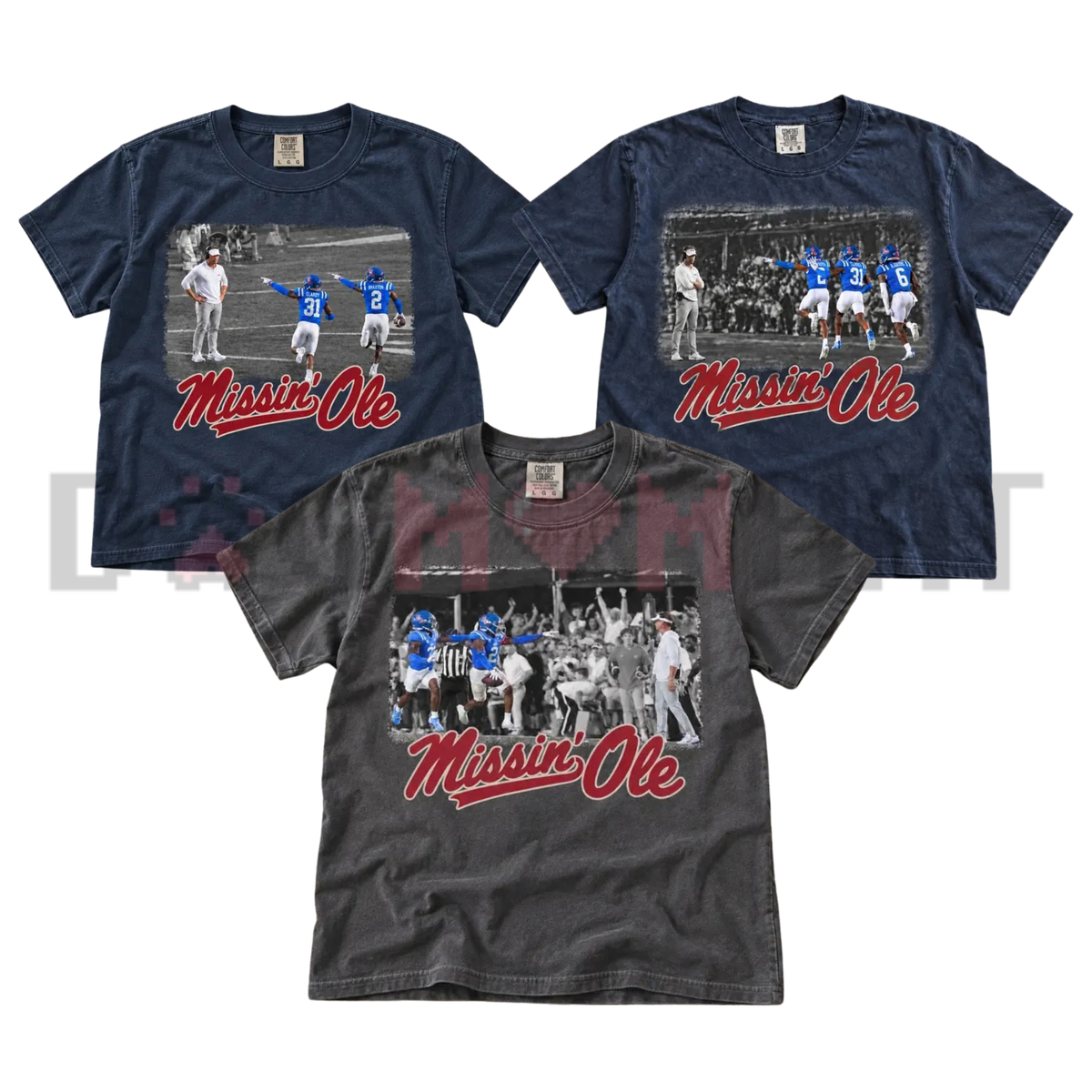 "Mississippi Iconic Game Day Old Coach" Graphic T-Shirt
