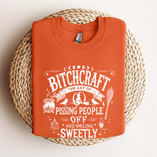 Bitchcraft Adult Humor Halloween Shirt – Casual Softstyle Unisex T-Shirt