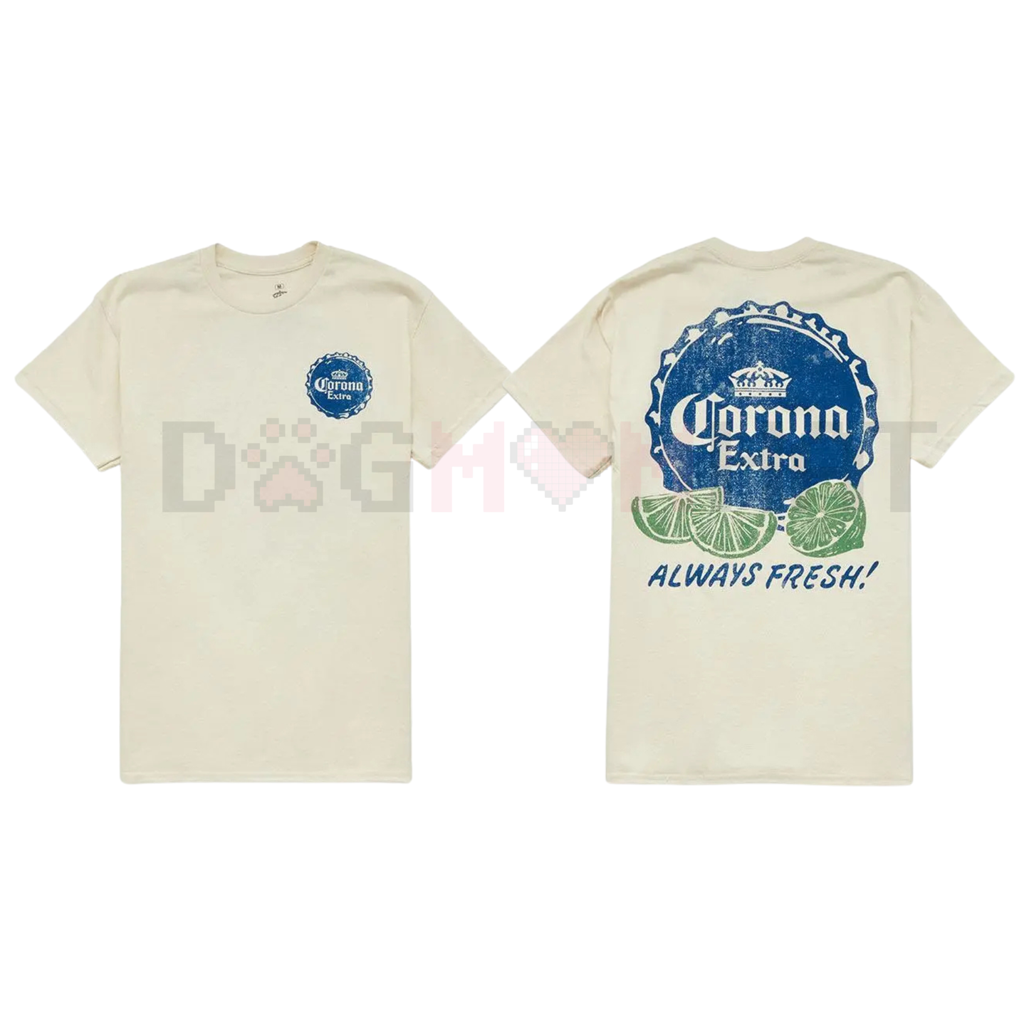 PacSun Men's Corona Fresh Graphic T-Shirt – Official Short Sleeve Casual Tee