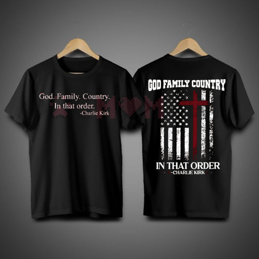 Freedom 14th Red God Family Country T-Shirt – Retro Graphic Patriotic Statement Tee