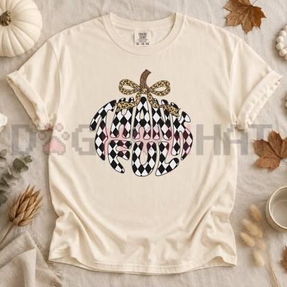 Comfort Colors Thankful Pumpkin Autumn Graphic T-Shirt