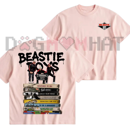 Vintage 90s Rap Royalty Graphic Tee - Beastie Boys Retro Hip Hop Band Album USA-Made Unisex T-Shirt