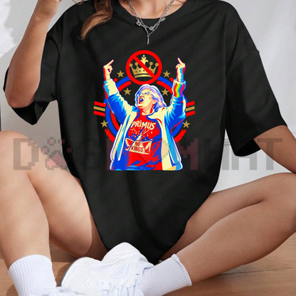 Suck On This Funk Royalty Tee – Women's Retro Primus Band Parody Shirt