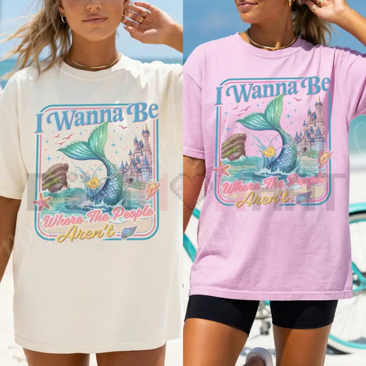 Mermaid Comfort Colors® Shirt – Trendy Women’s Summer Graphic Tee