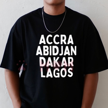 West Africa Map & Heritage Unisex Graphic T-Shirt