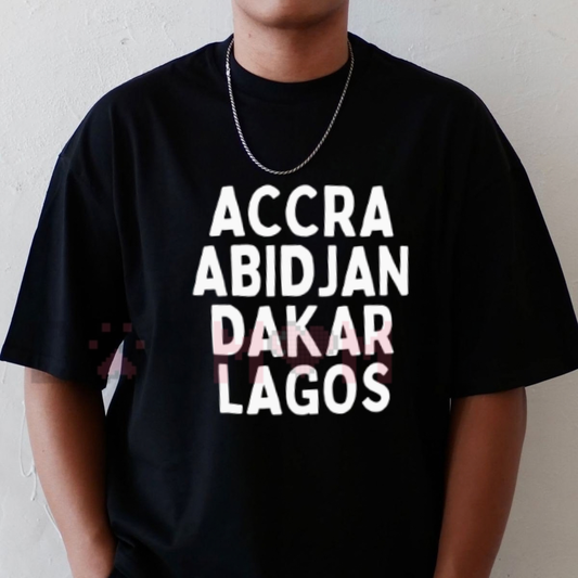 West Africa Map & Heritage Unisex Graphic T-Shirt