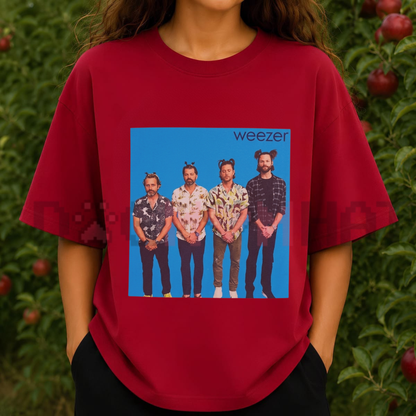 Blue Album Parody Hunter Squad Unisex T-Shirt - Funny TV Fandom Graphic Tee