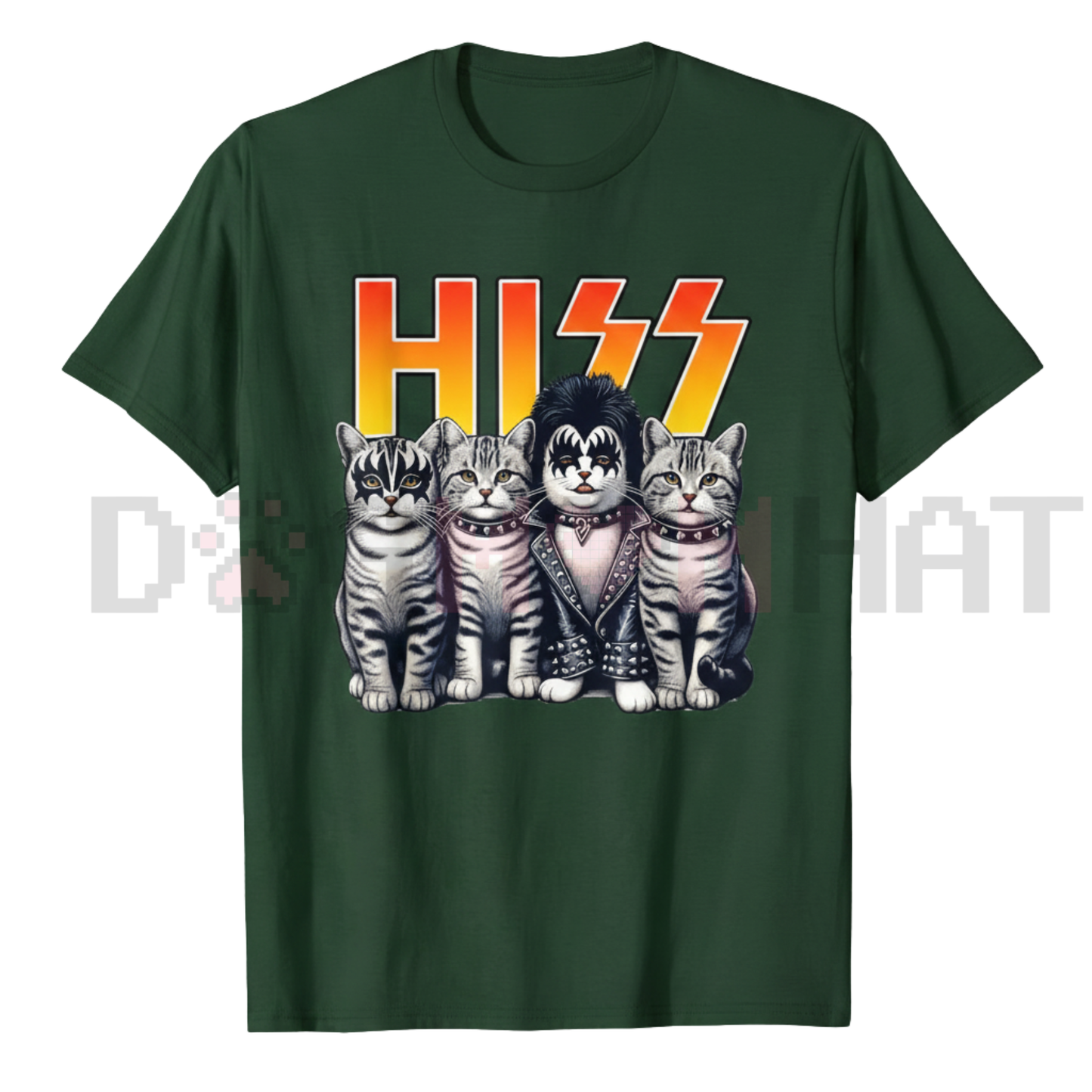 Cute "Hiss Cats Rock" Kittens T-Shirt