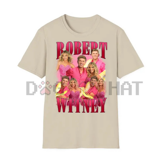 "Stars on Stage" Pink Dance Tee – Retro Dance Tour Style Fan Shirt