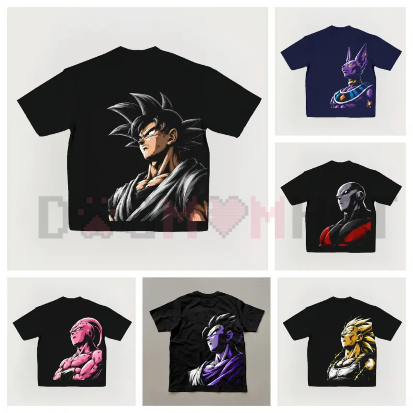 Anime 90s Vintage Graphic Tee - Oversized Streetwear Mens T-Shirt