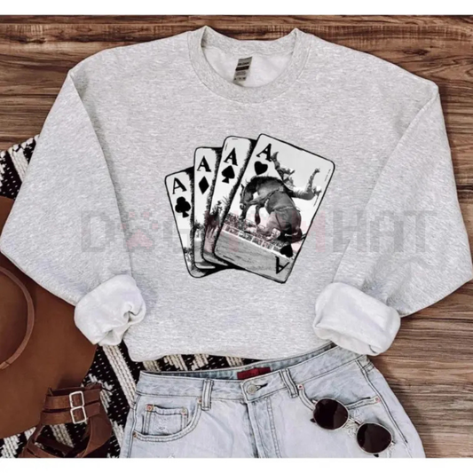 Ace Card Cowboy Sweatshirt