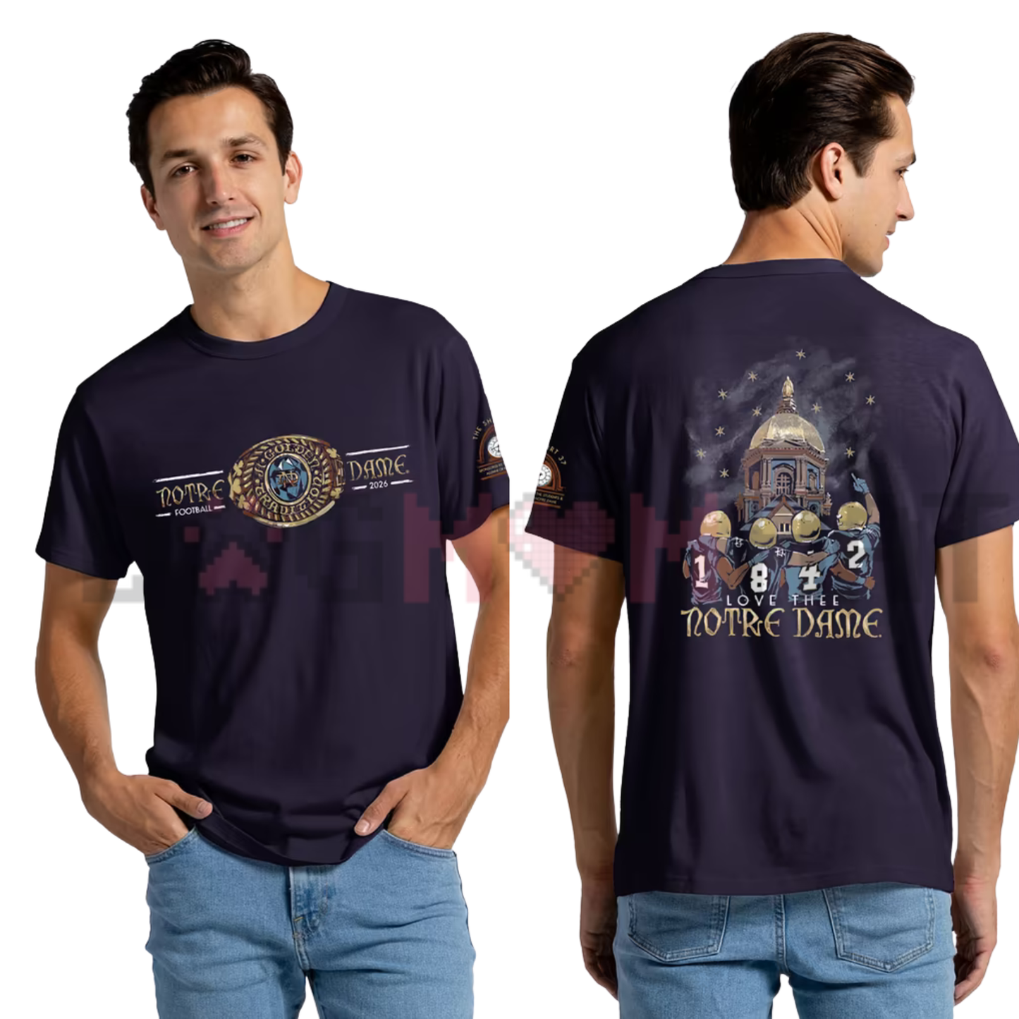 League Collegiate Wear Navy Notre Dame Fighting Irish "The Shirt" 2026
