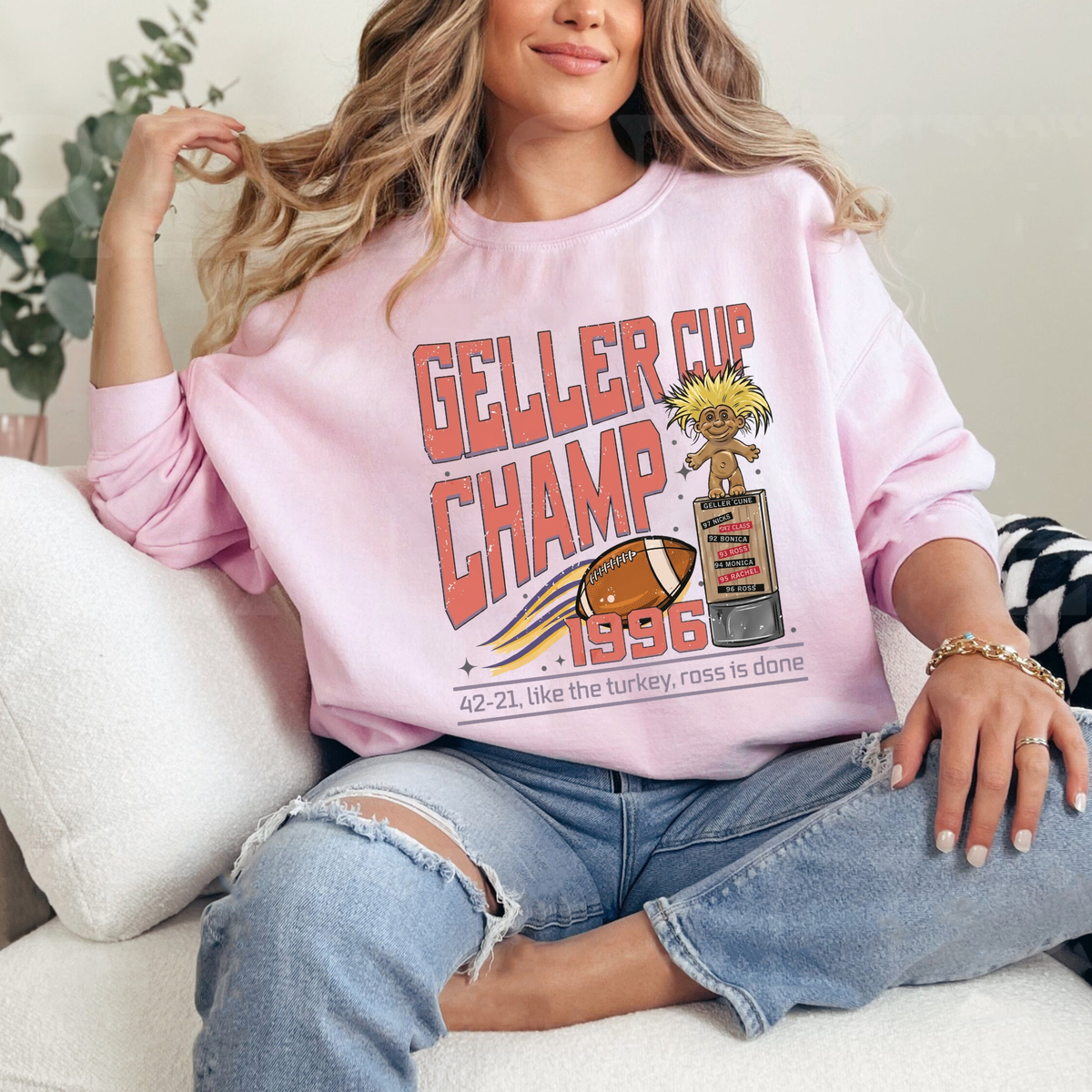 Geller Bowl Friendsgiving Graphic Sweatshirt