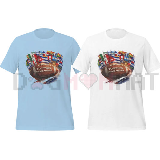 "Together We Are America" Football Tee