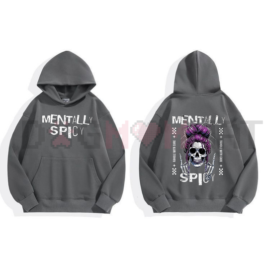 Spicy Brain Skull Hoodie