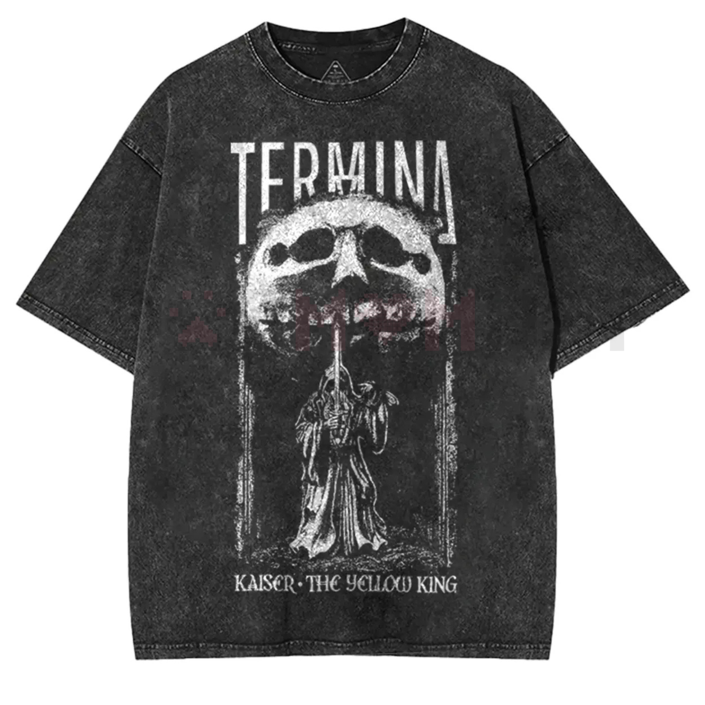 Fear And Hunger: Termina T-Shirt – Kaiser The Yellow King Hip Hop Washed Oversized Tee
