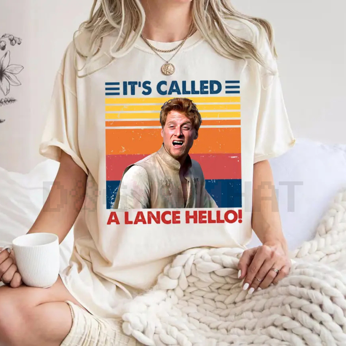 A Knight's Tale "It's Called A Lance, Hello" T-Shirt – Vintage Movie Quote Cult Classic Tee