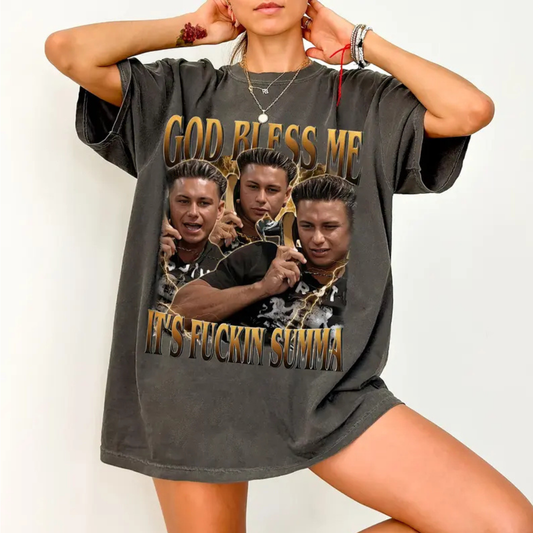 "God Bless Me Its F_ckin Summah" T-Shirt