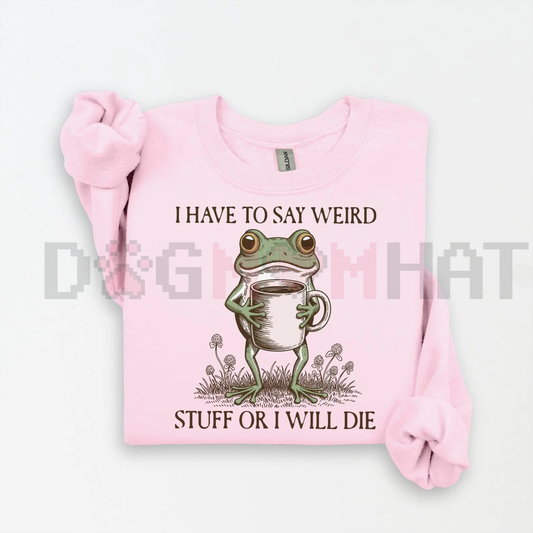 Funny Frog Sweatshirt