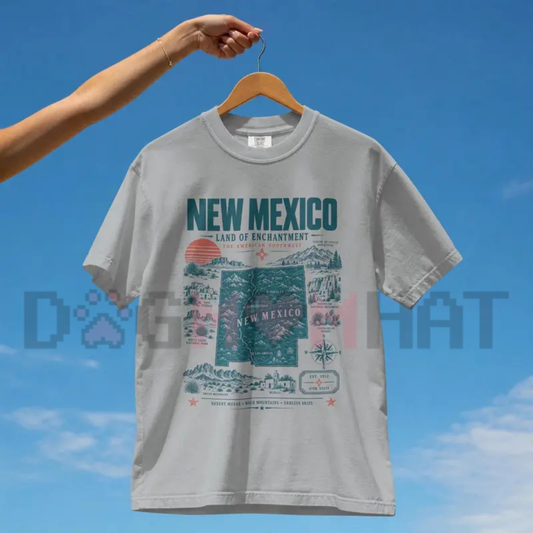 Comfort Colors® Vintage New Mexico Long Sleeve Shirt – Land of Enchantment Graphic Tee
