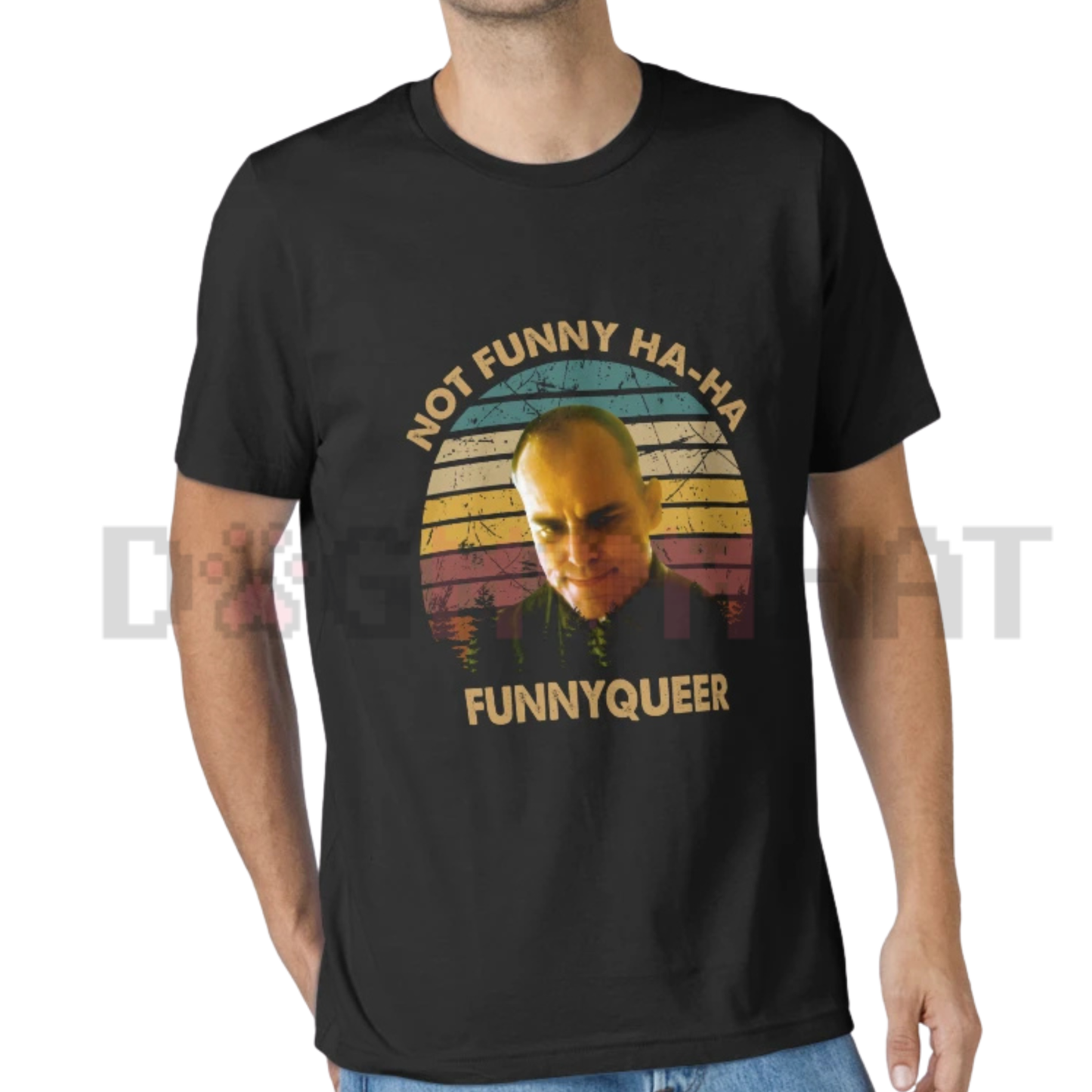 "No Funny Ha-Ha" Vintage Movie Quote Tee