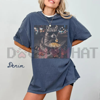 Comfort Colors® Deviled Eggs Raccoon T-Shirt - Funny Thanksgiving Food Lover Graphic Tee
