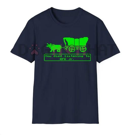 RFK Jr Oregon Trail T-Shirt – Parody Political Humor Tee