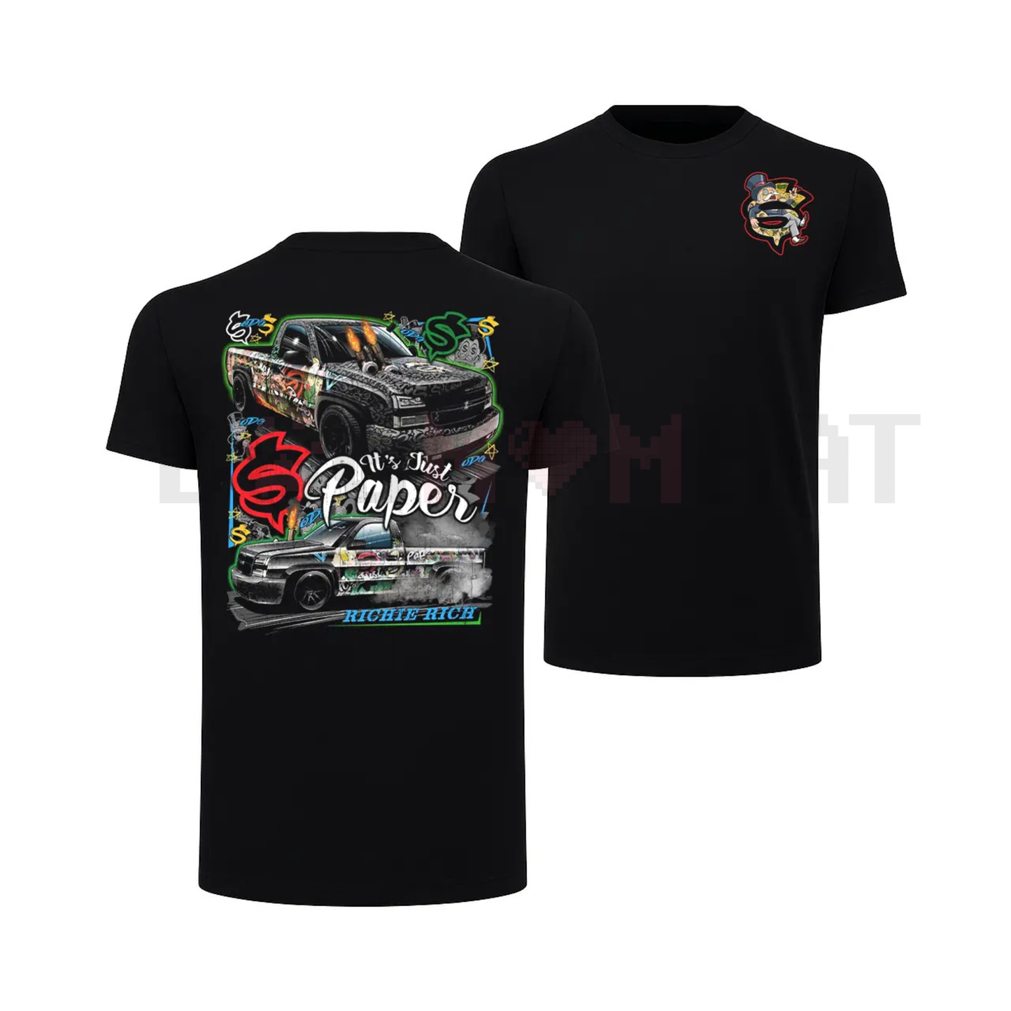 Richie Rich Truck T-Shirt – "Ondgas" Funny Car Lover Tee