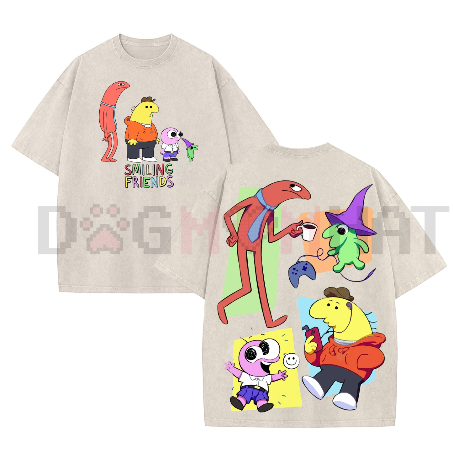 Smiling Friends Vintage Washed