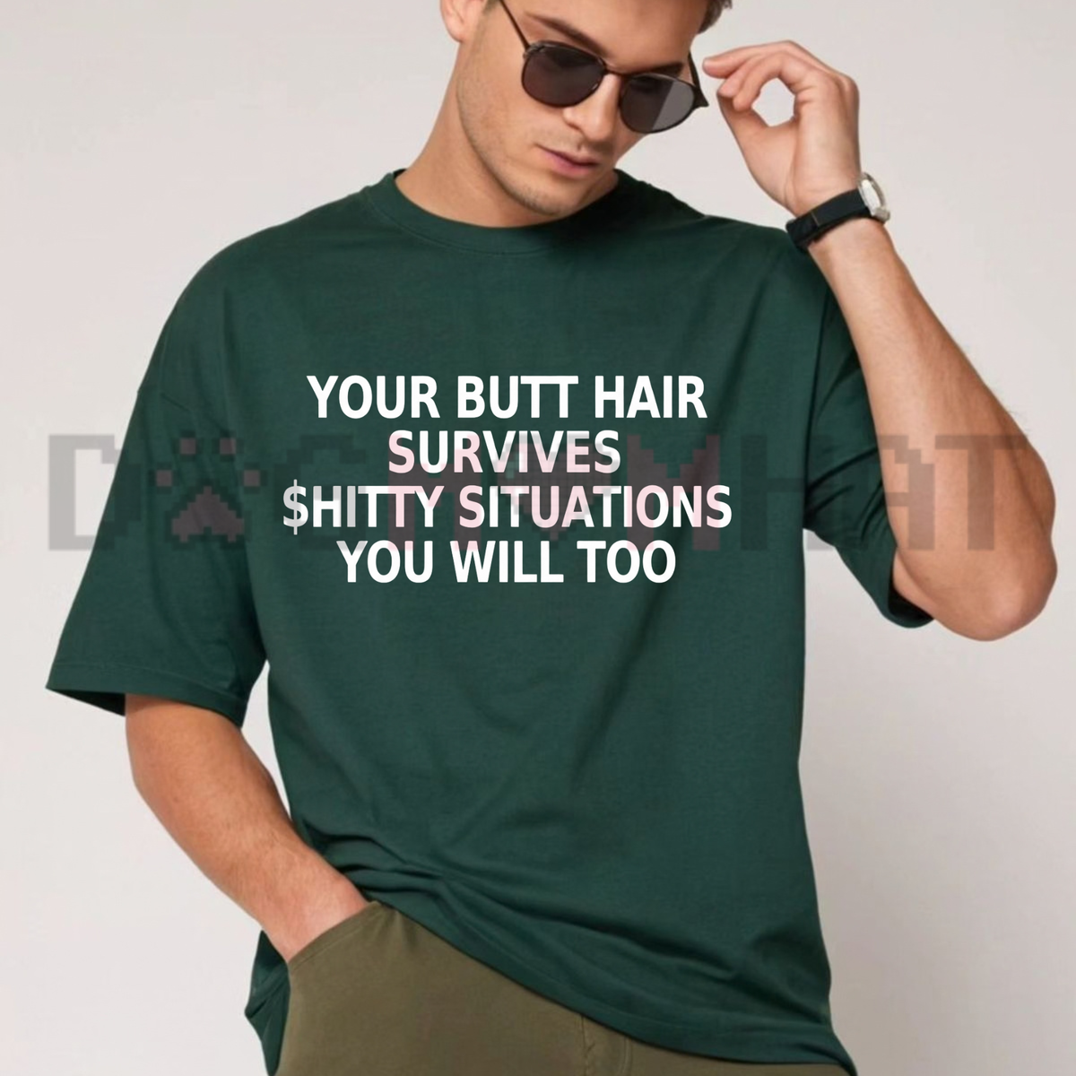 I'm Surviving Out Of Spite Funny Sarcastic Graphic T-Shirt