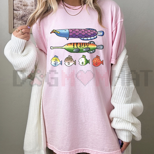 Nintendoodle Fish Lineup Tee