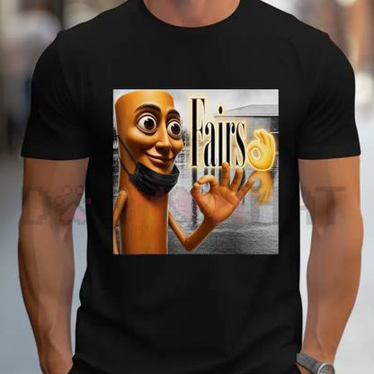 "T Tung Sahur Fairs" Parody Meme T-Shirt - Funny Italian Brainrot Irony Tee