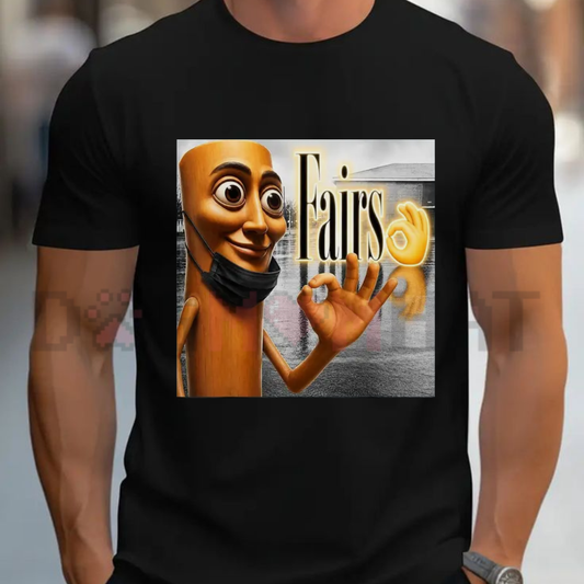 "T Tung Sahur Fairs" Parody Meme T-Shirt - Funny Italian Brainrot Irony Tee