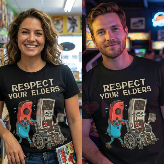 Funny Retro Gamer Graphic T-Shirt