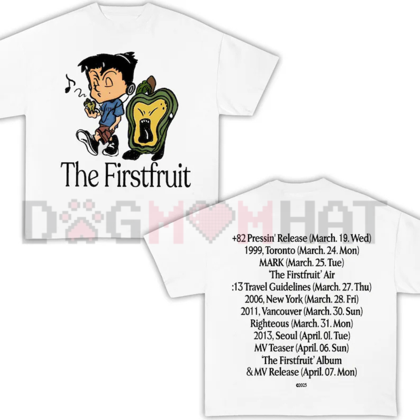 Mark Lee "The Firstfruit" Solo Debut Inspired Tee