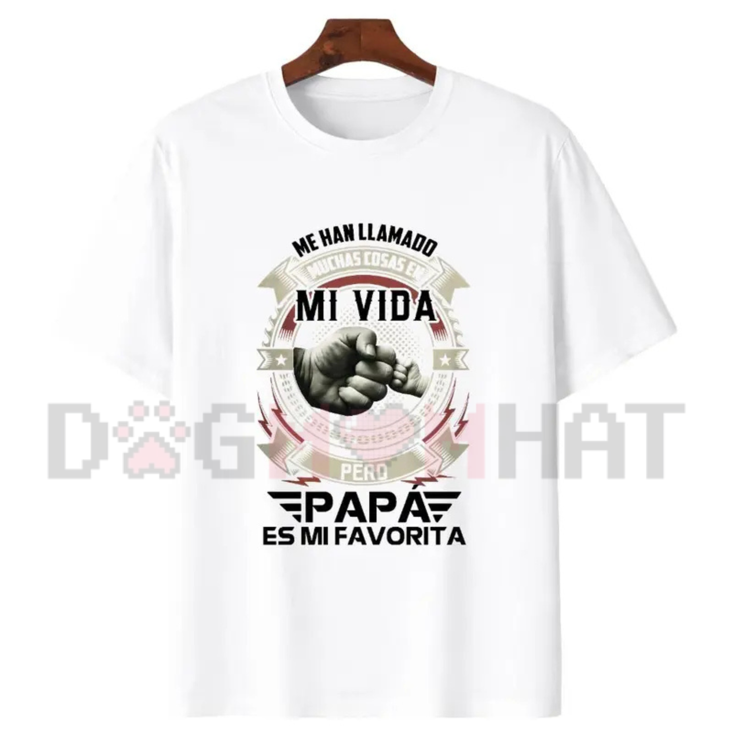 "Papá Es Mi Favorita" T-Shirt – Spanish Graphic Tee for Latino Dads