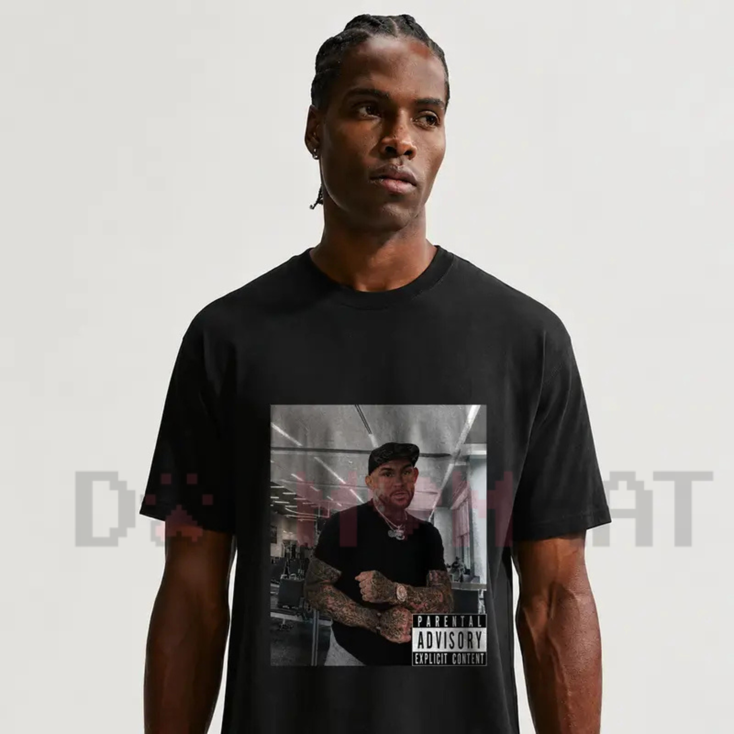 Dustin Poirier IGBBMN T-Shirt - Vintage MMA Soccer Meme Heavy Cotton Tee