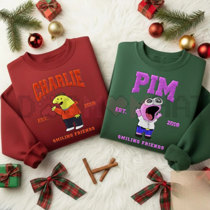Cute Friendship Stitch Christmas 2025 Crewneck